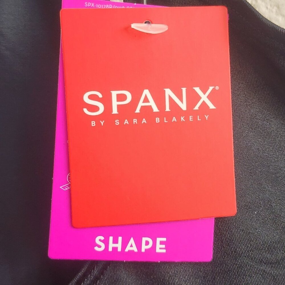 Spanx SmartGrip Slip Womens Small Black Open-Bust Shaping Slip Adjustable Straps - Picture 7 of 14